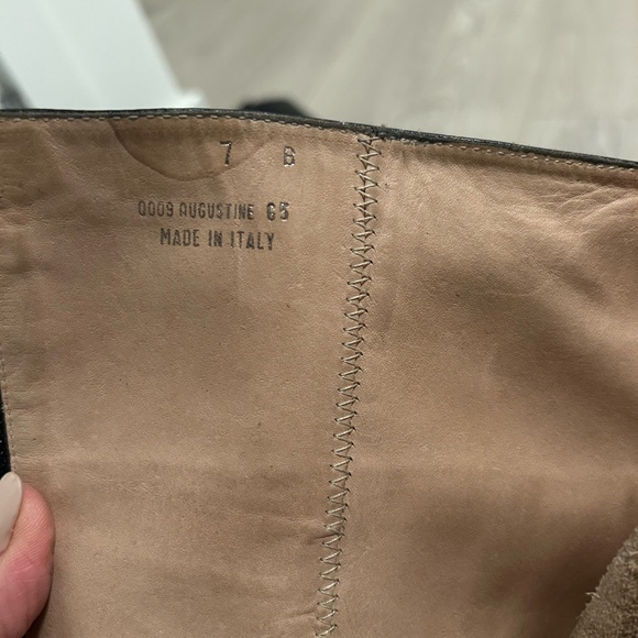 Coach leather and suede black boots - Picture 7 of 11